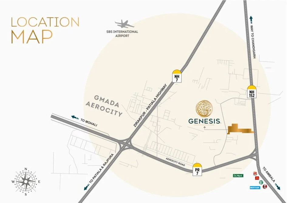 Genesis Heights Location