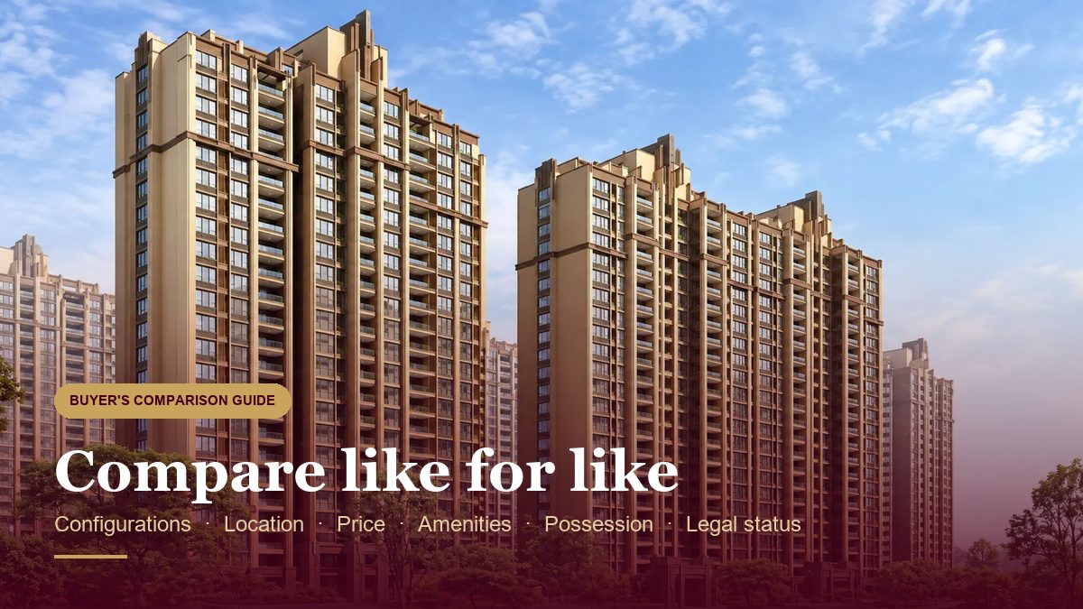 Render of Genesis Heights apartment towers on the Ambala–Chandigarh Highway, Zirakpur – buyer's comparison guide